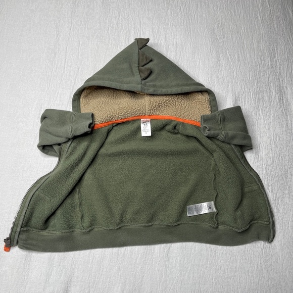 Carter’s ( Part T-Rex ) Kids Zip Up Sweater Size 18 months - Picture 5 of 9
